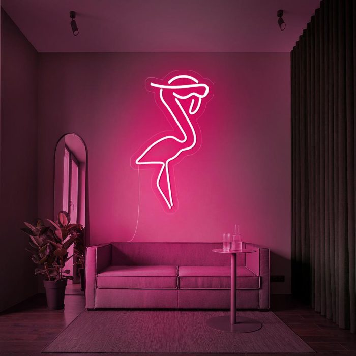 cool fiamingo pink led neon signs