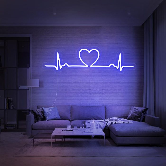 love beat blue led neon signs
