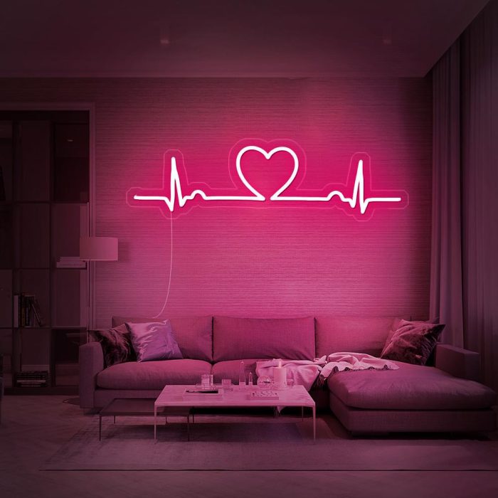 love beat pink led neon signs