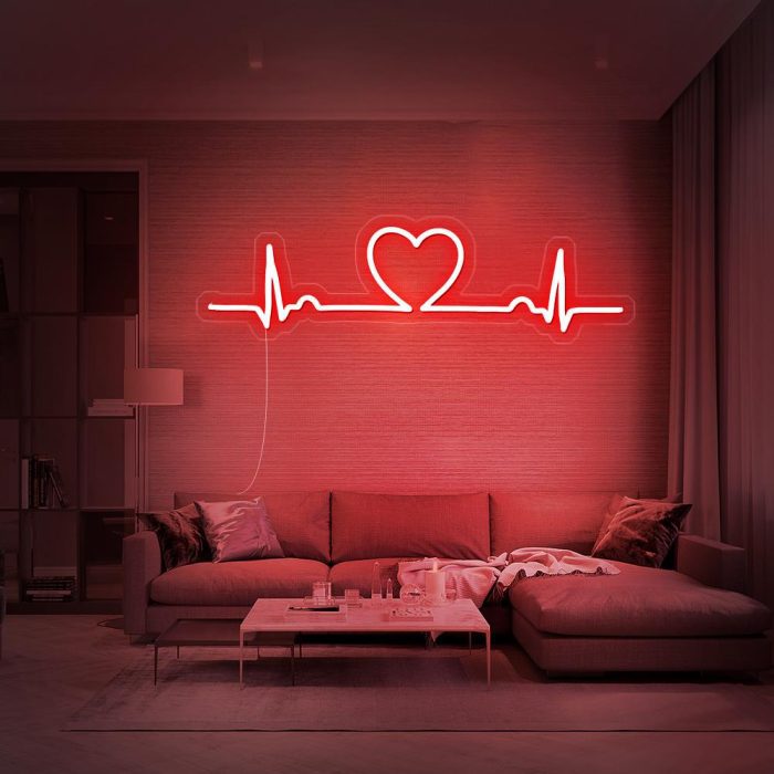 love beat red led neon signs