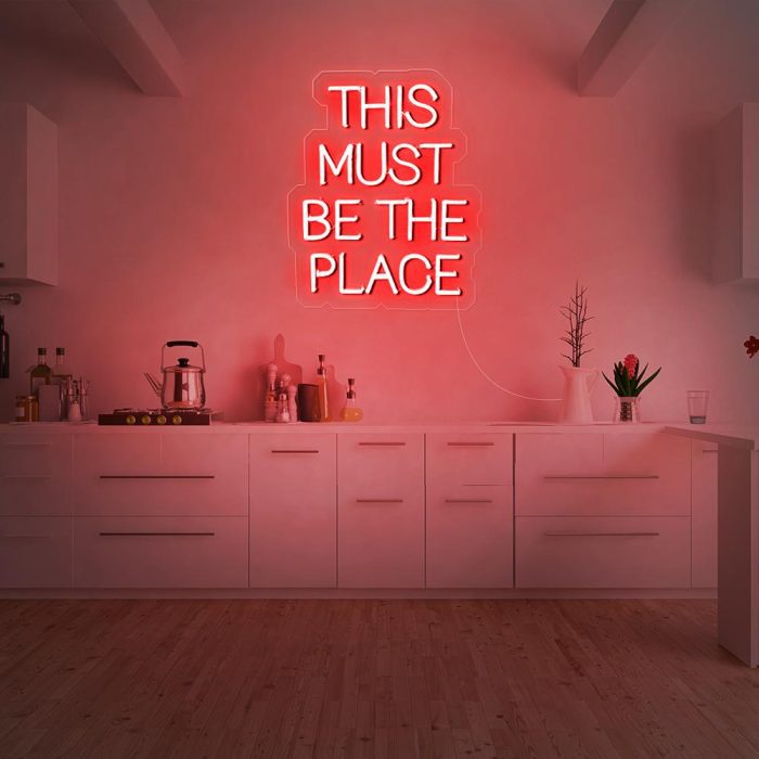 this must be the place red led neon signs