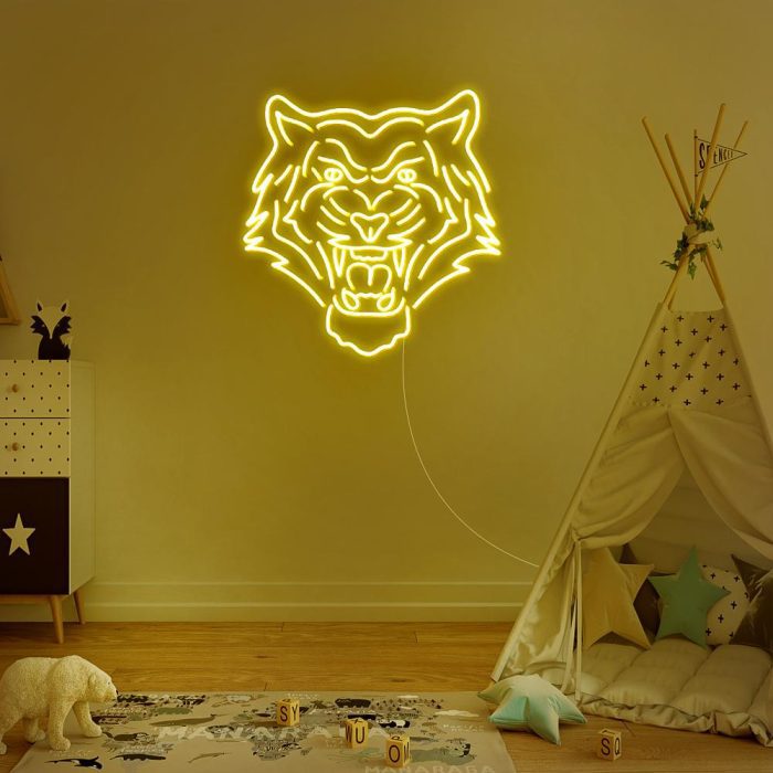 tiger yellow led neon signs