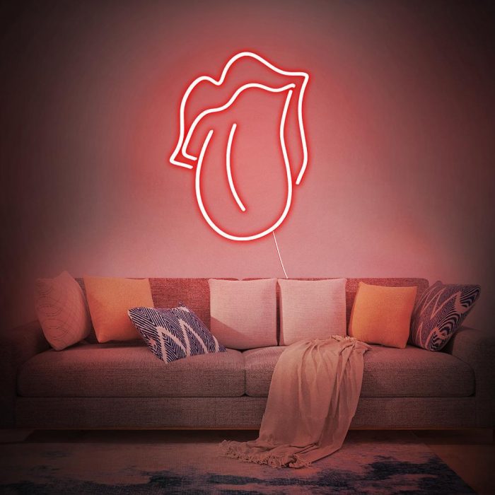 wild mouth red led neon signs