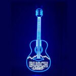 Busch Light Guitar Neon Sign — custom LED neon sign