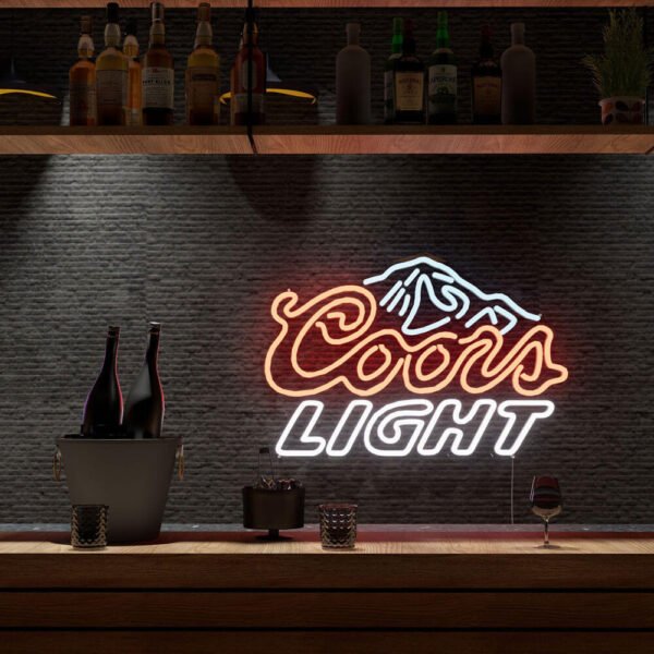 coors light neon sign