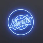 neon sprite sign blue