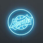 neon sprite sign light blue