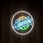 neon sprite sign multicolored