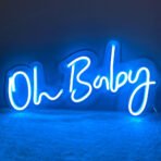 oh baby neon sign 3