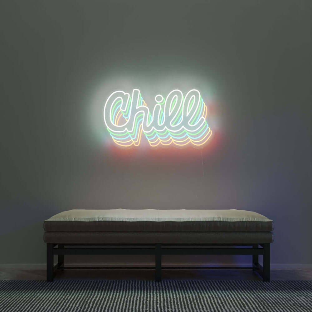 chill neon sign 2
