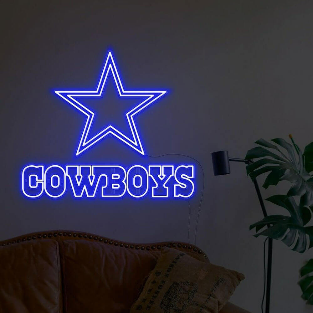 dallas cowboys neon sign 2