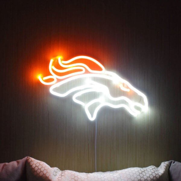 denver broncos neon sign