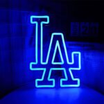 Dodgers Neon Sign - LA Fan Cave LED Wall Decor