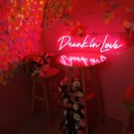 drunk in love neon sign red