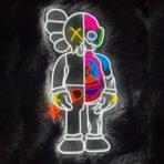 kaws neon sign design 1