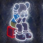 kaws neon sign design 2