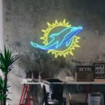 miami dolphins neon sign 1