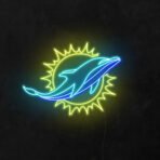 miami dolphins neon sign 3