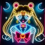 sailor moon neon sign design 5