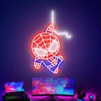 spiderman neon sign design 1