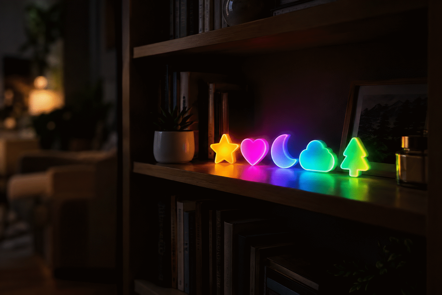 Grateful Dead Neon Sign — visual for the section “Sizing the Icon Set”: dark scene, glowing neon focal point, shallow depth of field
