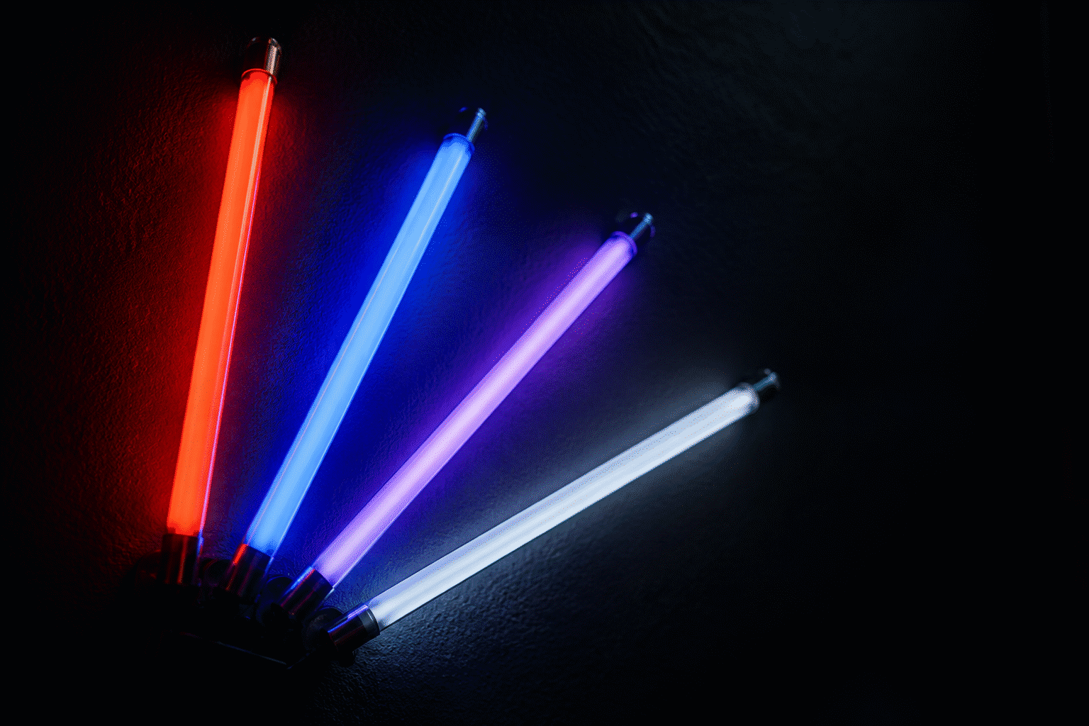 What Gas Is Used in Neon Signs — visual for the section “Gas Colors: What Each Noble Gas Glows”: dark scene, glowing neon focal point, shallow depth of field