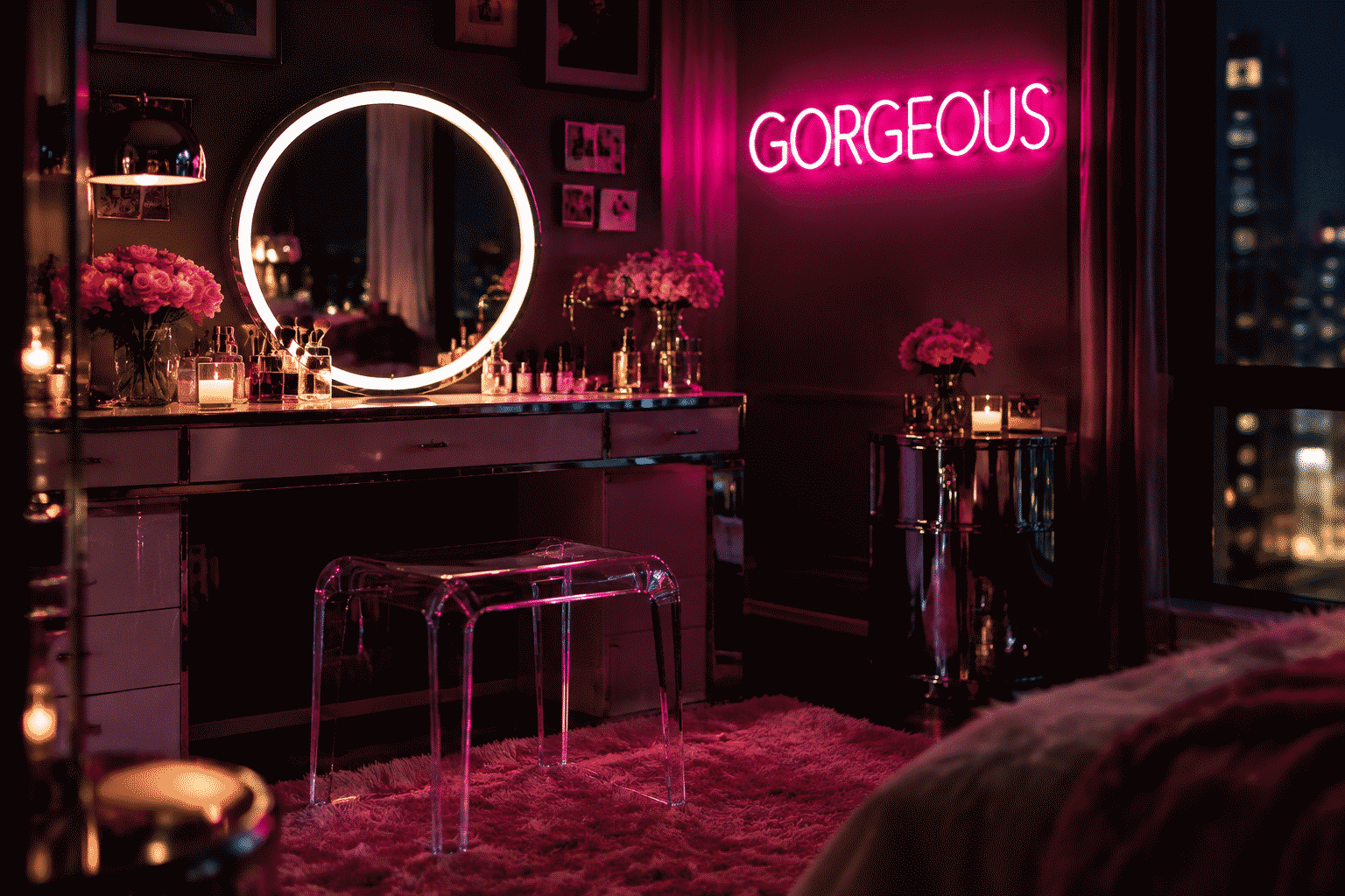 baddie room decor - custom neon sign featured image