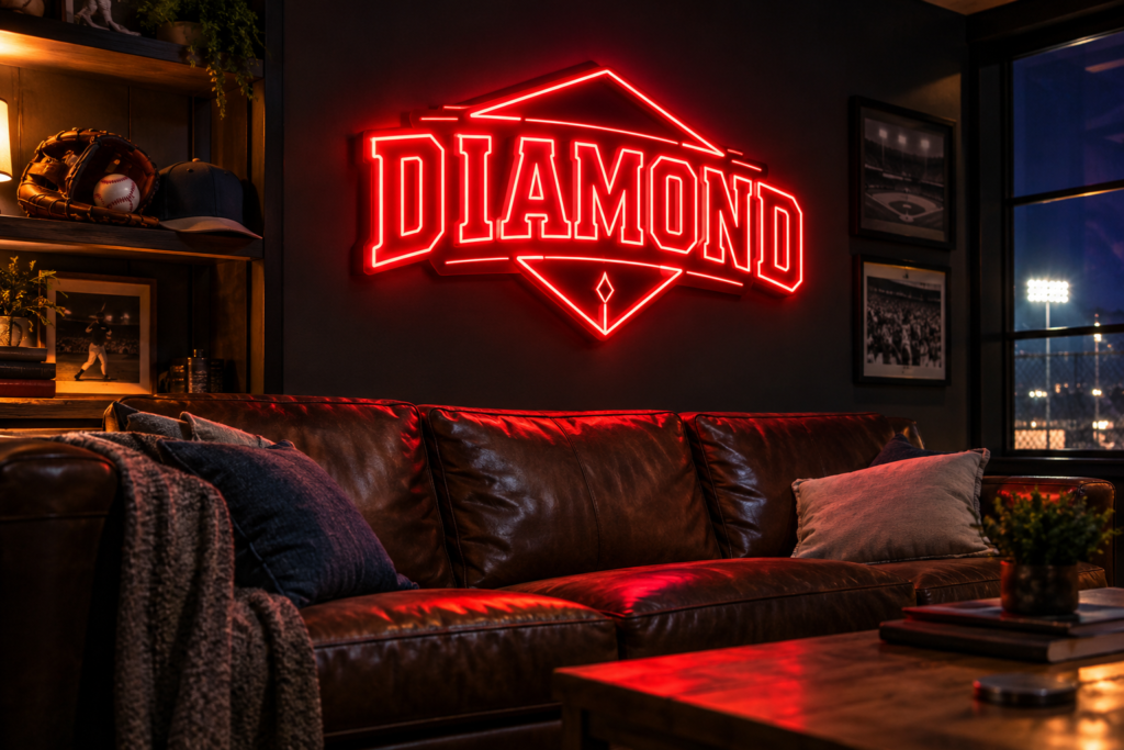 baseball team neon signs - custom neon sign featured image