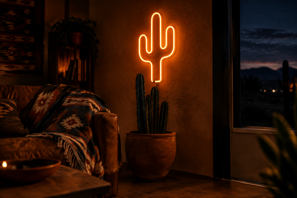 cactus neon sign ideas - custom neon sign featured image