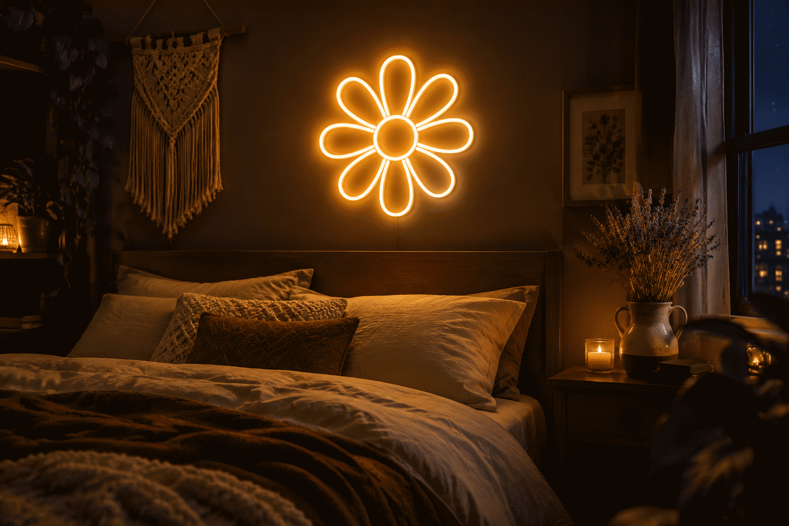 Flower Power Neon