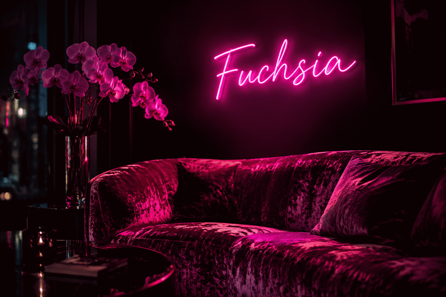 Dark Pink Aesthetic Neon Signs